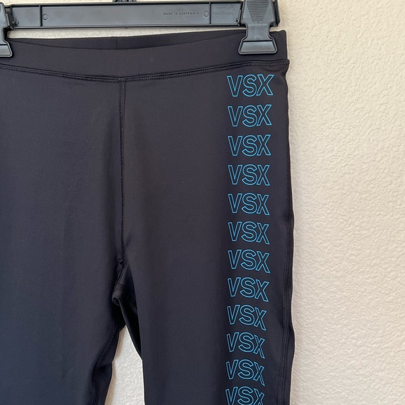 Victoria’s Secret Sport | Black and Blue Capri Leggings - Picture 3 of 8